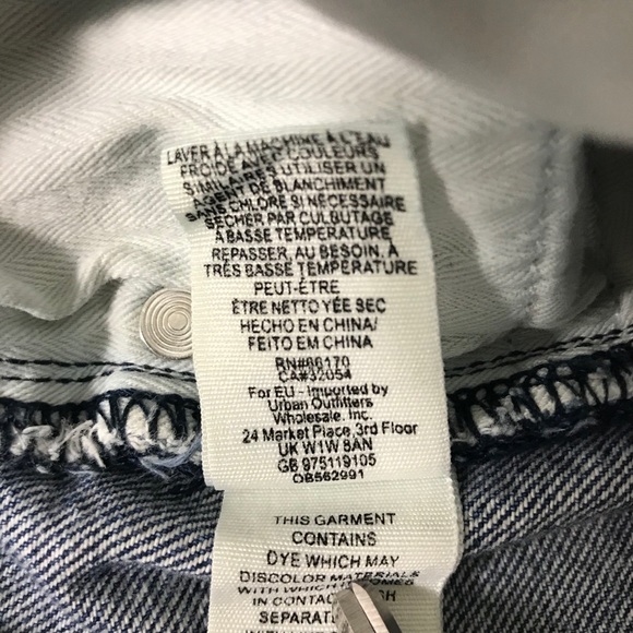 Free People Mid Rise Cut Off Denim Jean Shorts - Picture 4 of 9